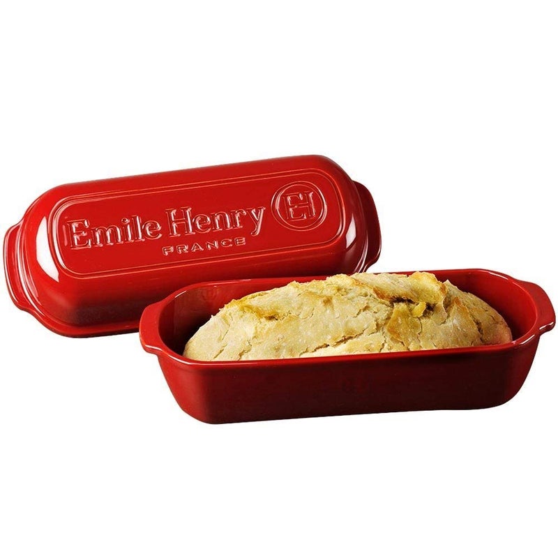 Emile Henry Italian Bread Loaf Baker | Burgundy - Image 4